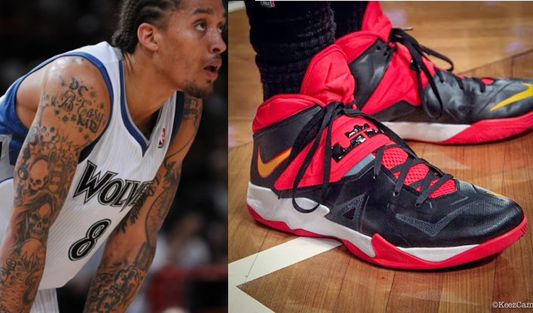 Tatouages et chaussures Michael Beasley