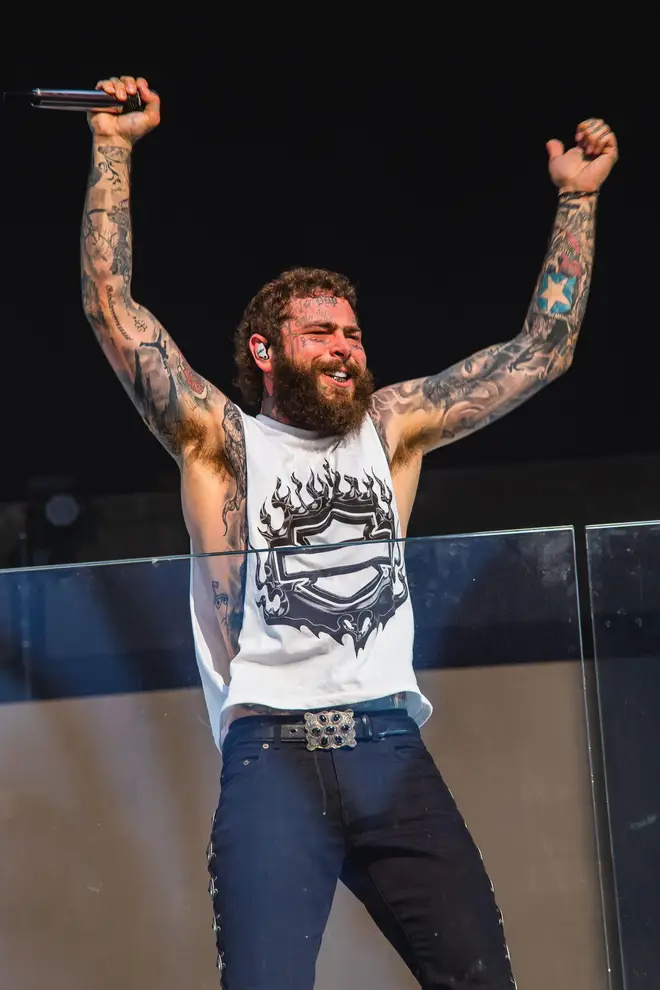  Post Malone ha estado de gira la mayor parte de 2023.