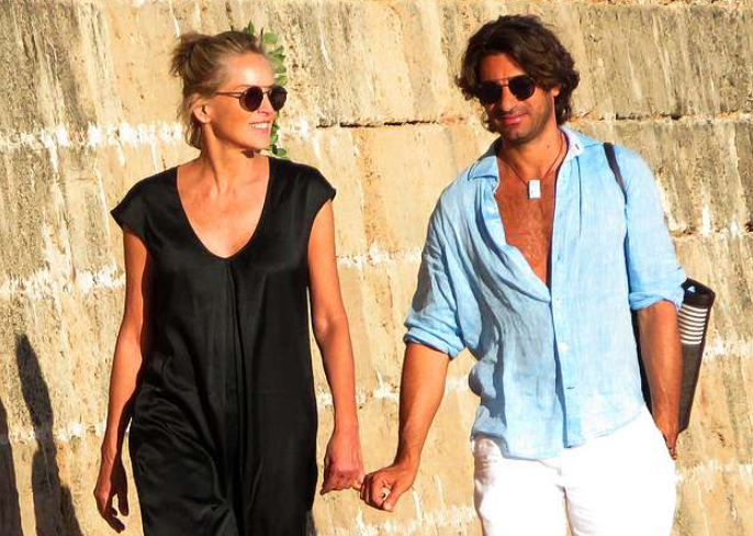 Angelo Boffa at Sharon Stone