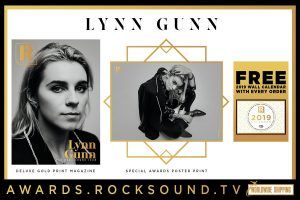 Корица на наградата на Lynn Gunn Rocksound