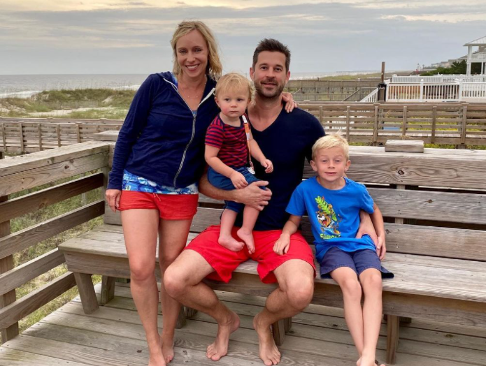 Margaret Burnquist com sua família