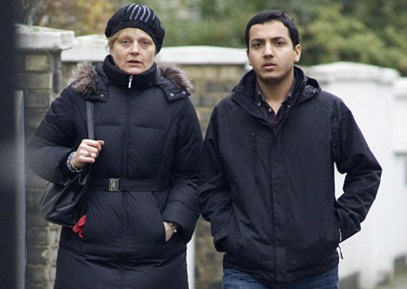 Allegra Mostyn Owen ja tema abikaasa Abdul