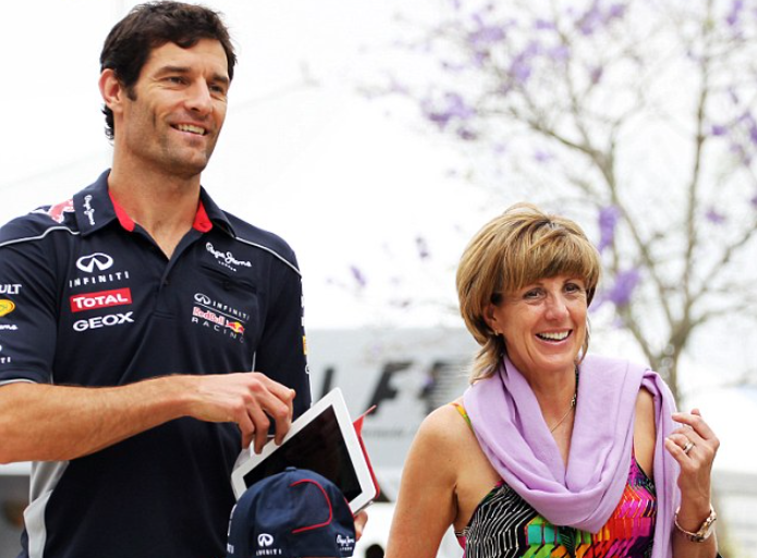 Anne Neal i Mark Webber