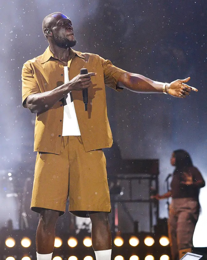 Stormzy fellép az All Points East fesztiválon 2023