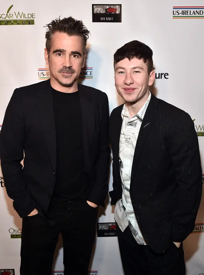   Barry Keoghan con Colin Farrell.