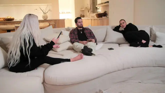 Kim Kardashian, Scott Disick og Khloe Kardashian diskuterte rykter om dem.