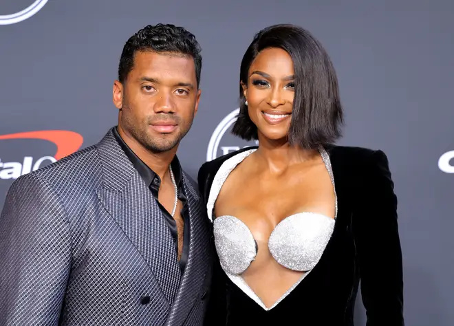  Ciara a képen férjével, Russell Wilsonnal.