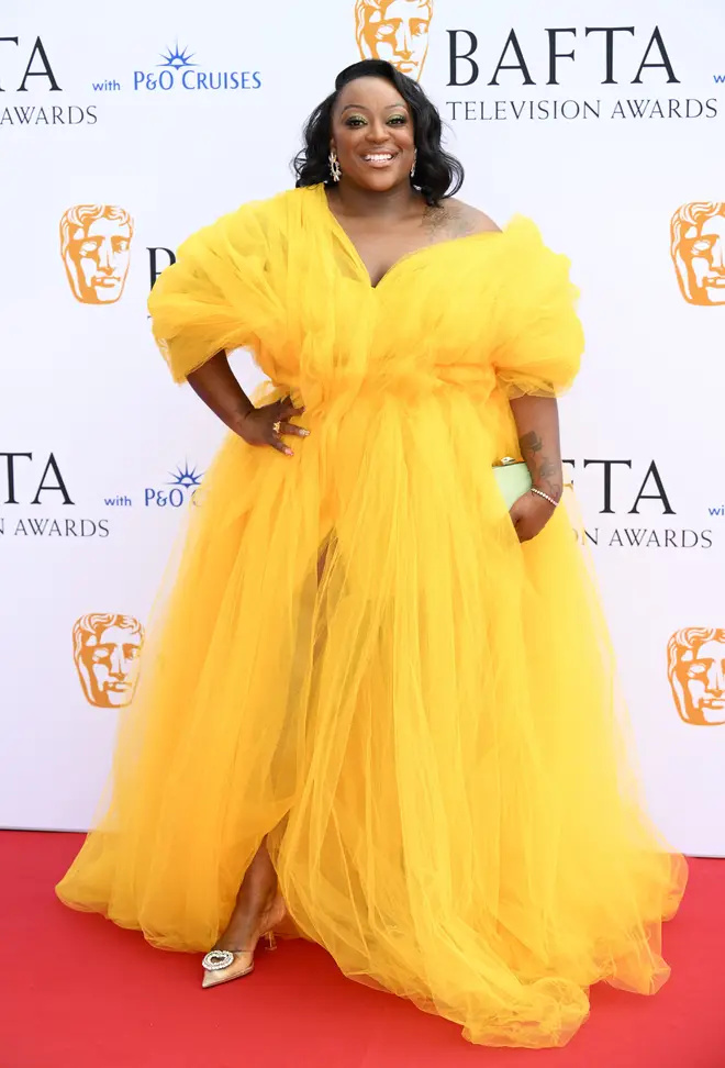   Джуди Лав на снимката на BAFTA за 2023 г.