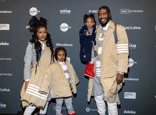  Teyana, Iman et leurs deux enfants photographiés en janvier 2023.
