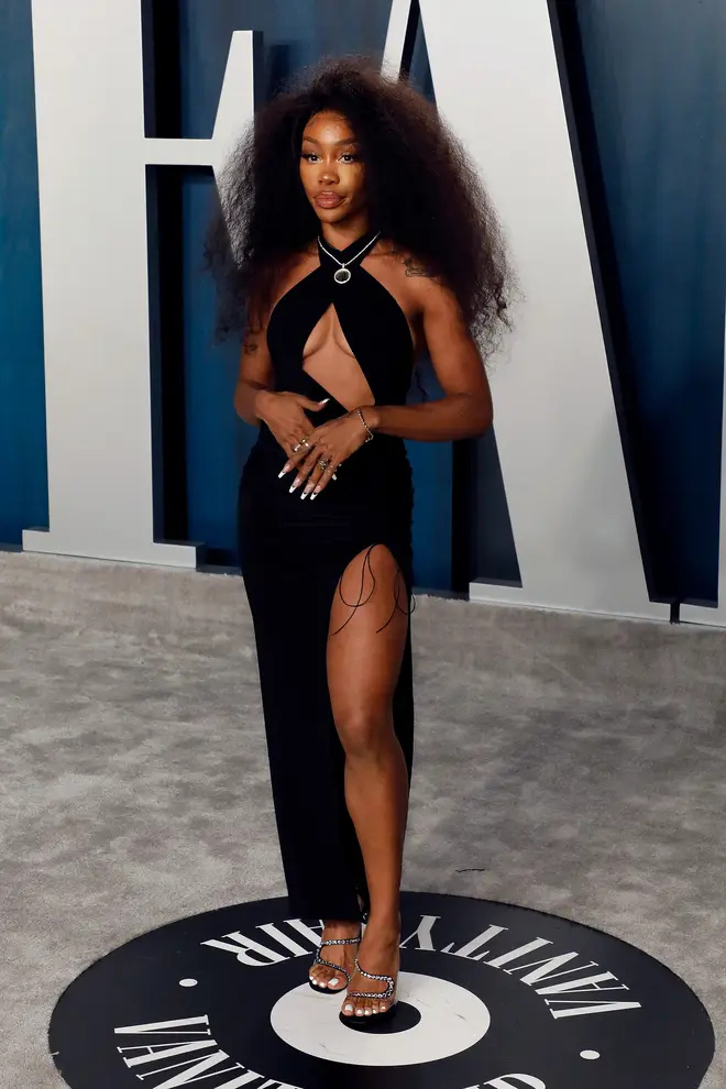 SZA deltager i Vanity Fair Oscar Party i Wallis Annenberg Center for Performing Arts den 9. februar 2020 i Beverly Hills, Californien