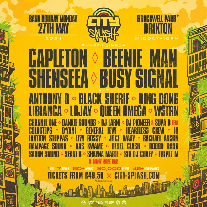   City Splash จะกลับมาที่ Brixton ในปี 2024