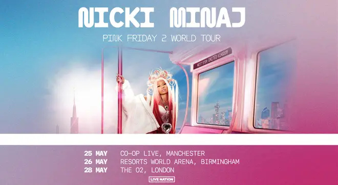   นิกกี้มินาจ'Pink Friday 2' Tour: Dates, Venues, Tickets & More